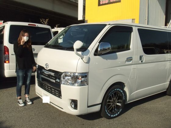 ハイエースをご購入いただいたK様