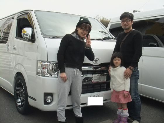 ハイエースをご購入いただいたM様