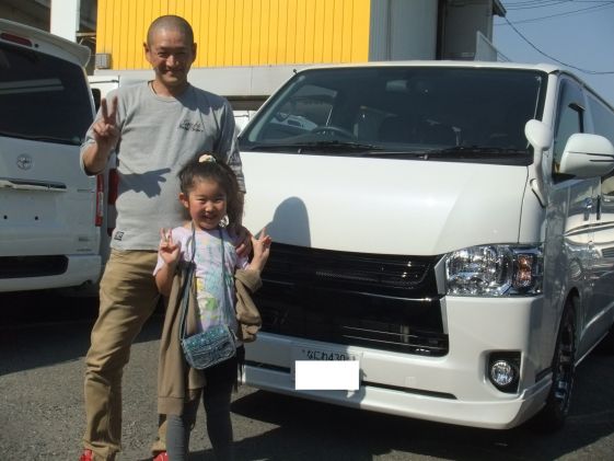 ハイエースをご購入いただいたT様