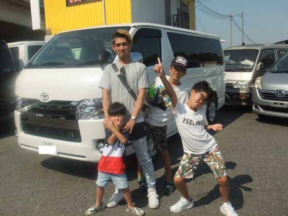ハイエースをご購入いただいたM様