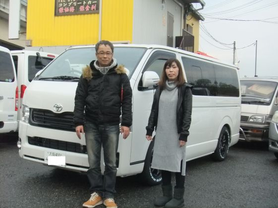 ハイエースをご購入いただいたK様