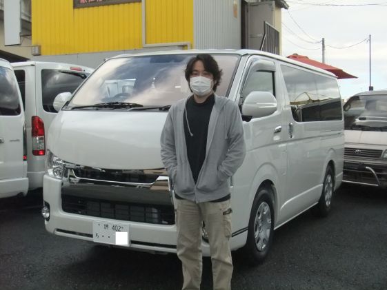 ハイエースをご購入いただいたH様