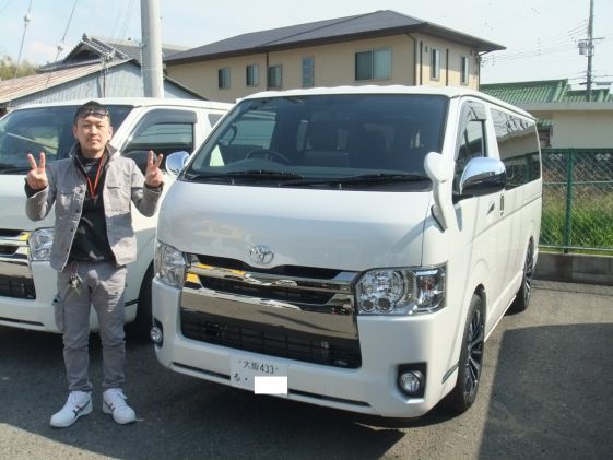 ハイエースをご購入いただいたK様