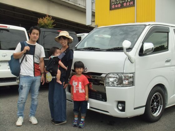 ハイエースをご購入いただいたM様